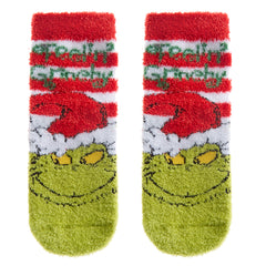 Kids Christmas Santa Grinch Cosy Socks 1 Pair