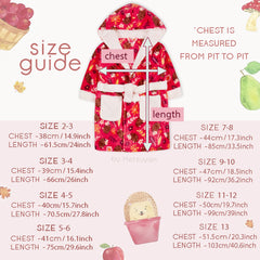 Girls Hedgehog Pink Robe