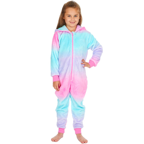 Girls Sherbet Ombre Pink Onesie