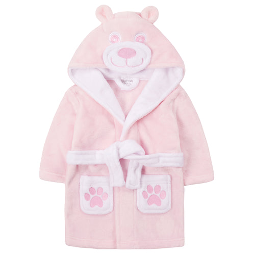 Baby Novelty Teddy Bear Pink Robe