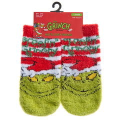 Kids Christmas Santa Grinch Cosy Socks 1 Pair