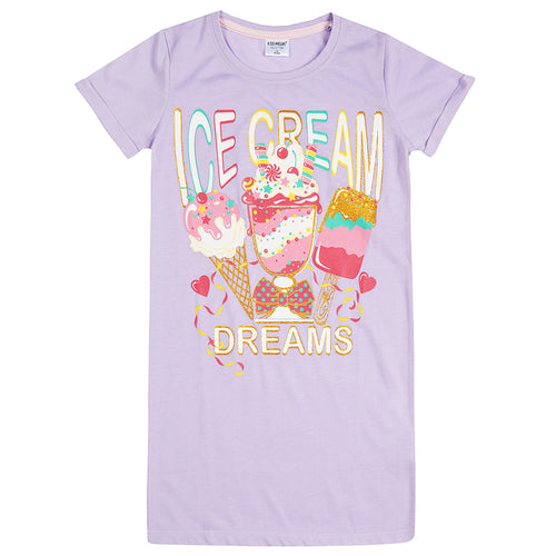 Girls Ice Creams Lilac Nightie