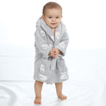 Baby Lamb Print Grey Robe