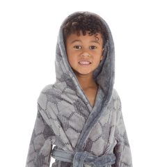 Boys Hooded Football Dressing Gown