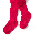 Baby Cable Knit Pink Tights 1 Pair