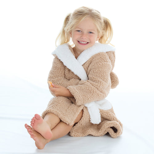 Girls Snuggle Teddy Bear Robe