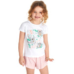 Girls Koala Shorty Lounge Set