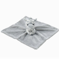 Personalised Baby Grey Zebra Comforter