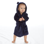 Baby Bear Ears Navy Robe