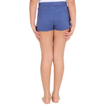 Girls 100% Cotton Jersey Summer Shorts Blue