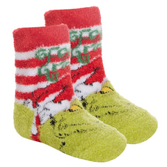 Kids Christmas Santa Grinch Cosy Socks 1 Pair