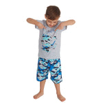 Boys Roarsome Dude' Blue Camo  Pyjama Set