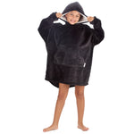 Girls Gamer Embossed Oversized Blanket Hoodie