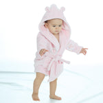 Baby Bear Ears Pink Robe