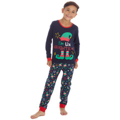 Babies Christmas Matching Cotton Long Sleeved Pyjamas Set