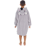 Boys Grey Koala Oversized Blanket Hoodie