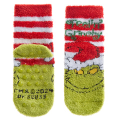 Kids Christmas Santa Grinch Cosy Socks 1 Pair