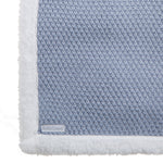 Baby Knitted Sherpa Blue Blanket