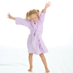 Girls Solid Lilac Robe