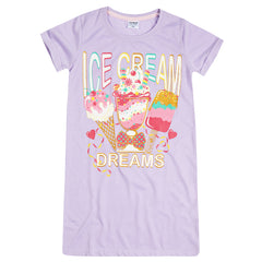 Girls Ice Creams Lilac Nightie