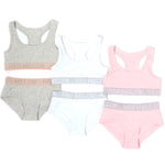 Girls Cotton Neutral Underwear Set 3 Pack