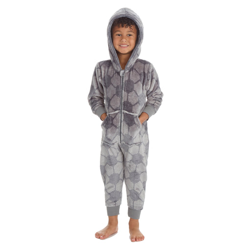 Boys Hooded Football Onesie