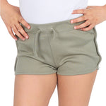 Girls 100% Cotton Jersey Summer Shorts Sage