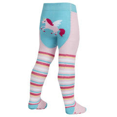 Baby Anti Slip Unicorn Pink Tights 1 Pair