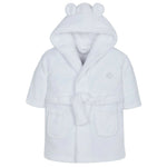 Baby Bear Ears White Robe