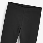 Girls Cotton Rich Black Leggings