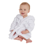 Baby White Elephant Robe and Comforter Set