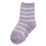 Baby Cosy Non Slip Purple Socks 2 Pairs