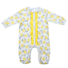 Newborn Baby Floral Sleepsuit 