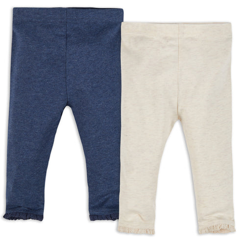 Baby Girls Denim Leggings 2 Pack