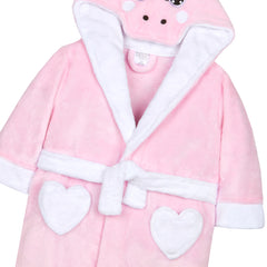 Girls Unicorn Pink Robe