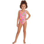 Girls Tie Dye One Piece Swimsuit