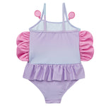 Girls Butterfly One Piece Swimsuit