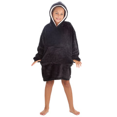 Girls Gamer Embossed Oversized Blanket Hoodie