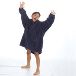 Boys Warm Snuggle Oversize Giant Hoodie Navy