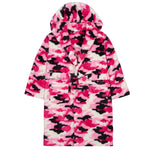 Girls Camouflage Pink Robe