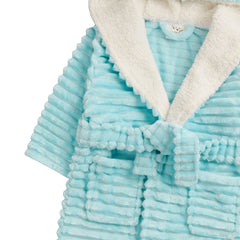 Girls Corded Mint Robe