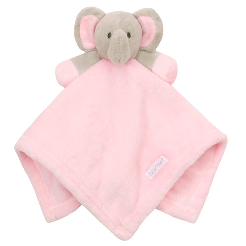 Baby Pink Elephant Robe and Comforter Set