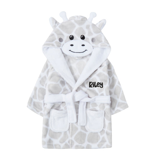 Personalised Baby Giraffe Robe