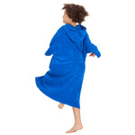 Girls Blue Towelling Beach Cover Up 