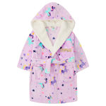 Personalised Girls Unicorn Lavender Robe