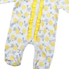 Newborn Baby Floral Sleepsuit 