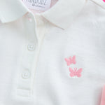 Baby Girls Polo Shirt Cream