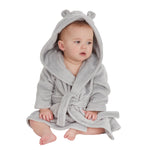 Baby Bear Ears Grey Robe