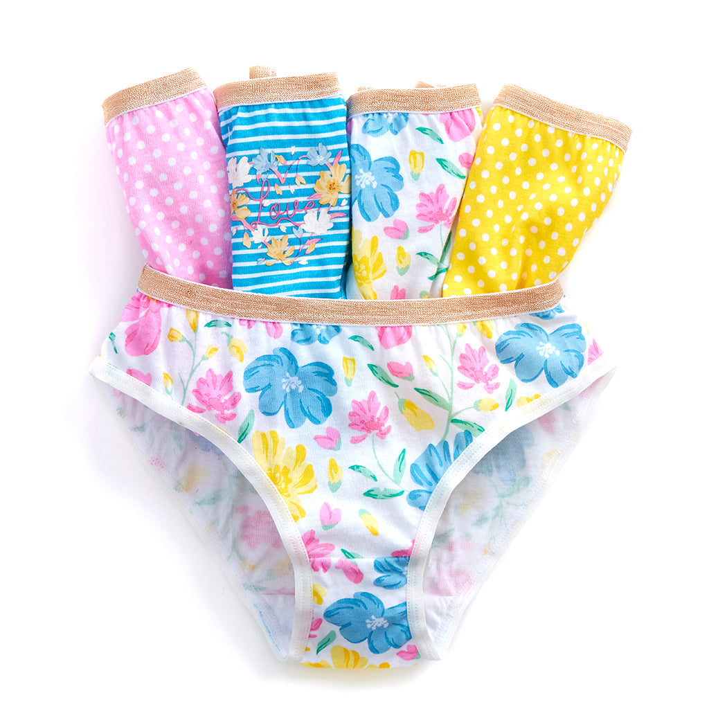 Family Feeling Little Girls Underwears Toddler Soft 100% Cotton Panties  Little Girls' Undies Assorted Underwear (Pack of 6) Size 5 6 - Yahoo  Shopping