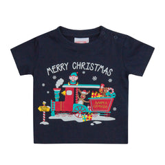 Baby Girls Boys Santa Express Novelty T-Shirt